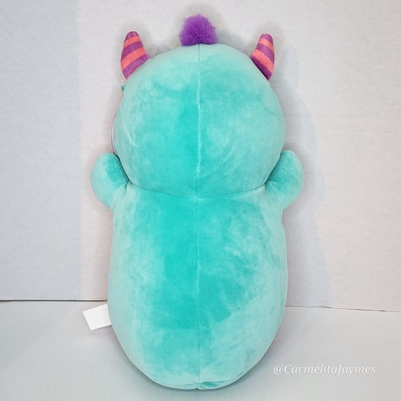 ❤️ LEON 👻 Love Monster HugMee Valentines 2024 Original Squishmallow ☆》NWT ☆》 - Picture 5 of 8